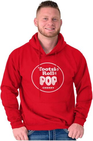 Brisco Brands Tootsie Roll Pop Banana Flavored Candy Hoodie Sweatshirt Women Men in Saudi Arabia