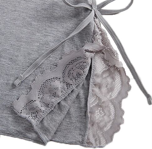 Women's Sexy Floral Lace Strap Nightwear Babydoll Lingerie Dress with Thong 2 Piece in Kuwait