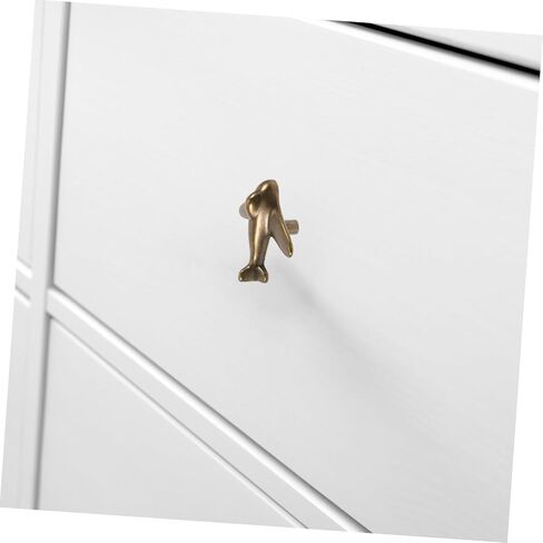 Metal Aircraft-Shaped Decorative Pull Handle for Boy Girl's Wardrobe Unique Design Elegant Finish for Dressers and Cabinets Easy Installation in Saudi Arabia