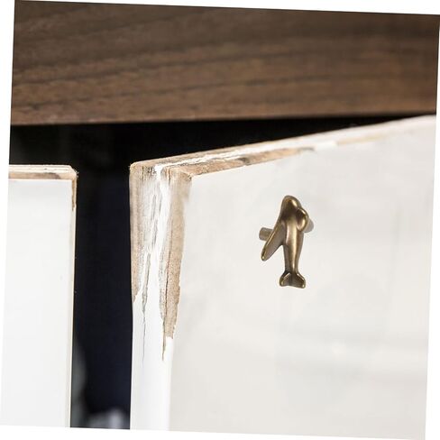 Metal Aircraft-Shaped Decorative Pull Handle for Boy Girl's Wardrobe Unique Design Elegant Finish for Dressers and Cabinets Easy Installation in Saudi Arabia