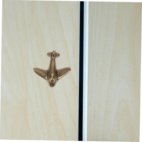 Metal Aircraft-Shaped Decorative Pull Handle for Boy Girl's Wardrobe Unique Design Elegant Finish for Dressers and Cabinets Easy Installation in Saudi Arabia