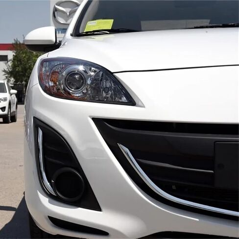 1 زوج متوافق لمازدا 3 سرعة 2011-2016 سيارة العلوي كشافات عدسة السيارات قذيفة غطاء in Saudi Arabia