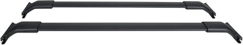 FREEMOTOR802 Compatible with 2013-2016 Mazda CX-5 Cross Bar, Factory Style Unpainted Black Aluminum Top Roof Rack Crossbars in Saudi Arabia