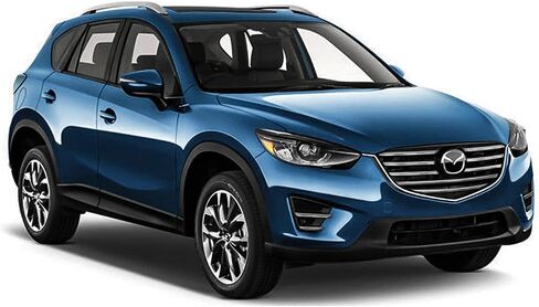 FREEMOTOR802 Compatible with 2013-2016 Mazda CX-5 Cross Bar, Factory Style Unpainted Black Aluminum Top Roof Rack Crossbars in Saudi Arabia