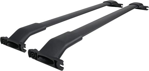 FREEMOTOR802 Compatible with 2013-2016 Mazda CX-5 Cross Bar, Factory Style Unpainted Black Aluminum Top Roof Rack Crossbars in Saudi Arabia