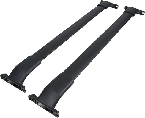 FREEMOTOR802 Compatible with 2013-2016 Mazda CX-5 Cross Bar, Factory Style Unpainted Black Aluminum Top Roof Rack Crossbars in Saudi Arabia