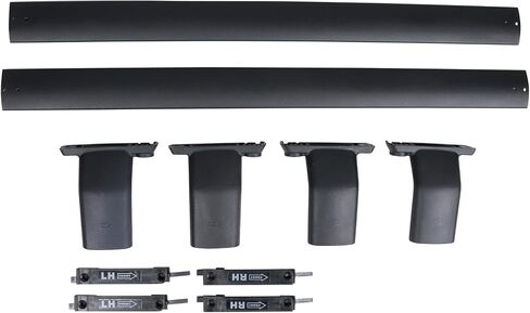 FREEMOTOR802 Compatible with 2013-2016 Mazda CX-5 Cross Bar, Factory Style Unpainted Black Aluminum Top Roof Rack Crossbars in Saudi Arabia