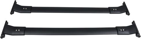FREEMOTOR802 Compatible with 2013-2016 Mazda CX-5 Cross Bar, Factory Style Unpainted Black Aluminum Top Roof Rack Crossbars in Saudi Arabia
