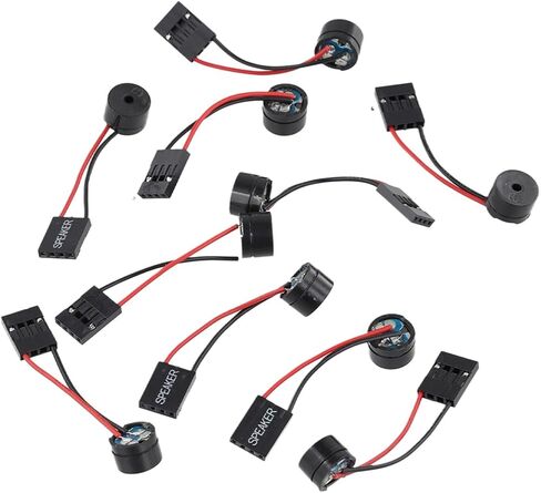 10PCS Speaker Buzzer Beep Alarm PC Case Buzzer DIY Computer Motherboard Onboard Case Buzzer in Saudi Arabia