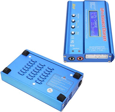 شاحن Fafeicy RC، شاحن توازن Lipo B6 80W مفرغ شاحن توازن LCD رقمي، شاحن توازن RC مناسب لبطارية LLiPo NiMH RC (بدون قابس) in Saudi Arabia
