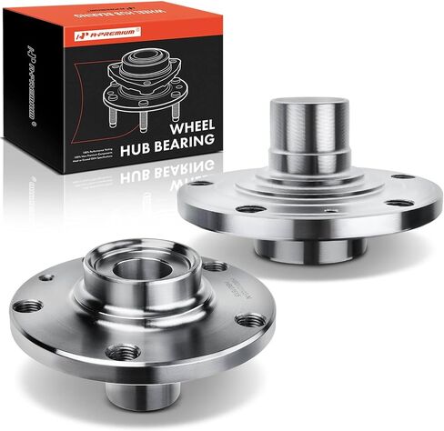 A-Premium 2 x Front Wheel Hub Assembly Compatible with Volkswagen Passat 1998-2005 & Audi A4 1997-2002, A4 Quattro 1997-2002 in Saudi Arabia
