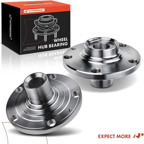 A-Premium 2 x Front Wheel Hub Assembly Compatible with Volkswagen Passat 1998-2005 & Audi A4 1997-2002, A4 Quattro 1997-2002 in Saudi Arabia