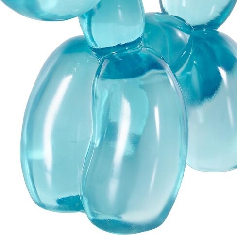 Deco 79 Resin Dog Decorative Sculpture Tinted Balloon Home Decor Statue, Accent Figurine 10" x 5" x 10", Light Blue in Saudi Arabia