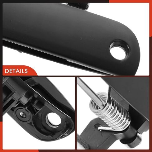 A-Premium Front Left Driver Side Exterior Door Handle with Keyhole Compatible with Honda Fit 2009 2010 2011 2012 2013, Primed Black, Replace# 72180-TF0-013Z, 72180-TK6-A01ZE in Saudi Arabia