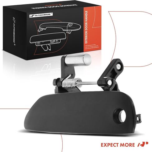 A-Premium Front Left Driver Side Exterior Door Handle with Keyhole Compatible with Honda Fit 2009 2010 2011 2012 2013, Primed Black, Replace# 72180-TF0-013Z, 72180-TK6-A01ZE in Saudi Arabia
