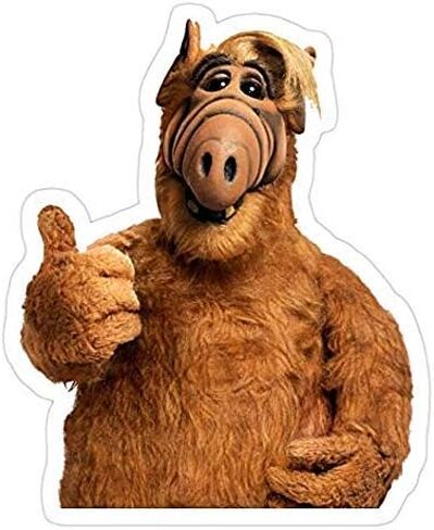 ملصق Alf, alf - رسم ملصق - مقاوم للماء - مقصوص بالقالب مقاوم للبهتان in Saudi Arabia