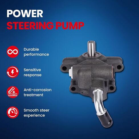 مضخة توجيه كهربائية MOCA 20-372 متوافقة مع 2008-2010 لسيارة Ford F-250 Super Duty Lariat 6.8L، 2008-2010 لسيارة Ford F-550 Super Duty XL 6.8L، 2008-2009 لسيارة Ford F-250 Super Duty FX4 6.8L in Saudi Arabia