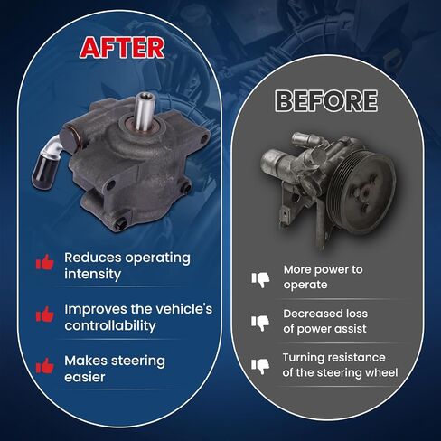 مضخة توجيه كهربائية MOCA 20-372 متوافقة مع 2008-2010 لسيارة Ford F-250 Super Duty Lariat 6.8L، 2008-2010 لسيارة Ford F-550 Super Duty XL 6.8L، 2008-2009 لسيارة Ford F-250 Super Duty FX4 6.8L in Saudi Arabia