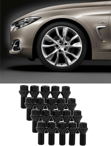36136781151 مسمار العروة العجلة M14 x 1.25 يناسب BMW F30 F35 F10 F25 X3 E70 X5 (20 قطعة) in Kuwait
