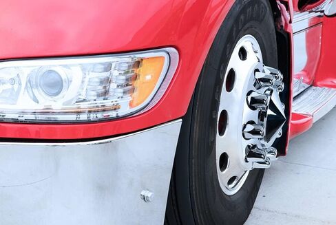 UNITED PACIFIC 10084 Wheel Lug Nut Cover Set, 1.5" x 2 3/4", Chrome, Plastic, Tall, Push-On Style in Saudi Arabia