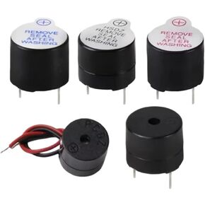10PCS Active Buzzer 3V/5V/12V/16R TMB12A03 TMB12A05 TMB12A12 Magnetic Long Continous Beep Tone 12095 12 * 9.5mm Mini Speaker(Active Buzzer 3V) in Saudi Arabia