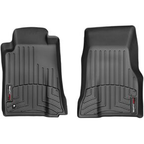 بطانات أرضية مخصصة من WeatherTech لسيارة Ford Mustang - الصف الأول (441391)، أسود in Kuwait