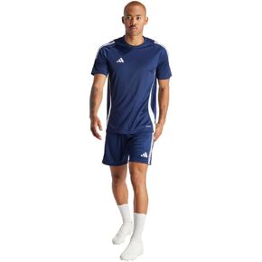 قميص Tiro 24 للرجال من adidas، أزرق داكن/أبيض، مقاس XX-Large + 2 بوصة in Saudi Arabia