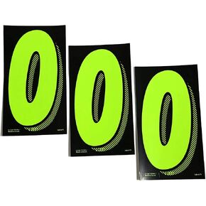 EZ LINE 7 1/2" أرقام تسعير شارتروز خضراء لتجار السيارات 3 عشرات # 0 أرقام ملصق نافذة بيع السيارات... (أسود وأخضر - #0) in Kuwait