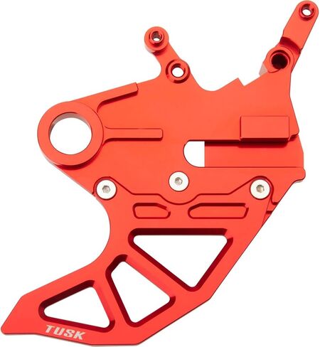 Tusk Rear Brake Caliper Support w/Brake Disc Guard Red Compatible with Honda CRF450RL 2021-2026/CRF450R 2017-2026/CRF250R 2018-2026 in Saudi Arabia