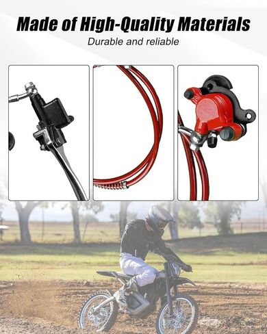 مجموعات مقود نظام الفرامل الهيدروليكية للدراجة الصغيرة تناسب Baja Doodle Bug 79cc Dirt Bug DB30 Blitz Predator 212cc Mega Moto مع كابل خنق قرص الفرامل القرصي ومفتاح مقابض المقود in Saudi Arabia
