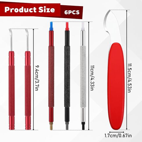 6 Pcs Watch Hands Repair Tool Kit, Watch Hand Setting Tool, Watchs Hand Remover, Pointer Adjustment Tools in Saudi Arabia
