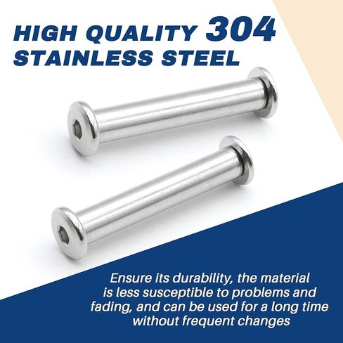 2 Pack OEM 001177 005362 Top Connector Bracket Mounting Bolt - Compatible with Bennington SS Bimini - 304 Stainless Steel with Hex Wrench - for Bennington Pontoon Accessories & Boat Parts in Kuwait