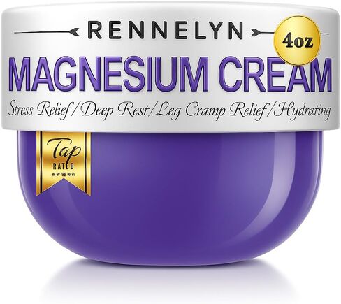 Magnesium Cream Leg Cramps: Soothing Lotion with Magnesium Glycinate, Malate, & Chloride in Saudi Arabia
