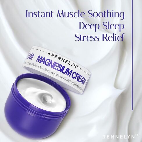 Magnesium Cream Leg Cramps: Soothing Lotion with Magnesium Glycinate, Malate, & Chloride in Saudi Arabia