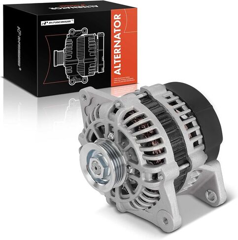 A-Premium Alternator Compatible with Kia Sephia 1998-2001, Spectra 2000-2004, 1.8L, 12V 70A 4-Groove Pulley Clockwise, Replace# OK2A218300, RK2AA18300U in Saudi Arabia