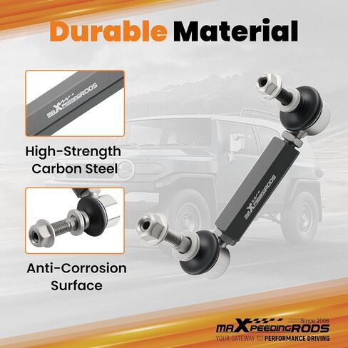 maXpeedingrods 0-3" Adjustable Sway Bar End Links for Toyota 4Runner 2003-2024, for Toyota FJ Cruiser 2007-2014 in Saudi Arabia