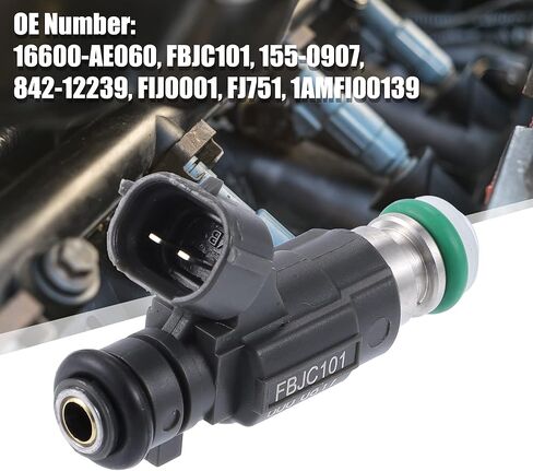 X AUTOHAUX 4 قطعة 16600-AE060 FBJC101 حاقن الوقود لنيسان ألتيما 2002-2005 لنيسان ماكسيما 2002-2003 لنيسان مورانو 2003 3.5L VQ35DE VK45DE in Saudi Arabia