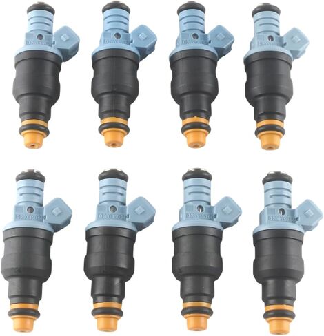 0280155715 حاقن الوقود يناسب تشيفي كامارو كورفيت كابريس إمبالا/فورد f250 f350/لموستانج GT حزمة من 8 استبدال # 0280150965 0280150947 in Saudi Arabia