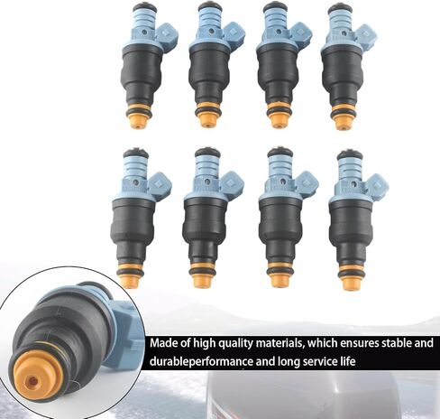 0280155715 حاقن الوقود يناسب تشيفي كامارو كورفيت كابريس إمبالا/فورد f250 f350/لموستانج GT حزمة من 8 استبدال # 0280150965 0280150947 in Saudi Arabia