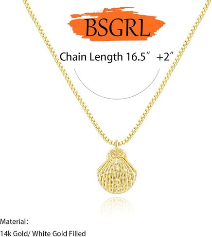 قلادة ذهبية للنساء - قلادة أنيقة مطلية بالذهب عيار 14 قيراط على شكل زهرة متقاطعة على شكل قرن إيطالي على شكل حيوان بوت على الشاطئ للنساء in Kuwait