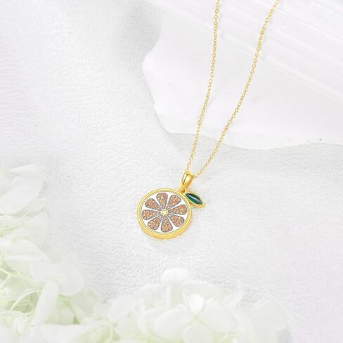 Cute Fruits Necklace Sterling Silver Pineapple/Strawberry Pendant Fruits Jewelry for Women Gifts in Kuwait