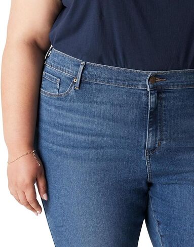 بنطال جينز LEVI Strauss Signature النسائي الحديث ذو الرقبة الطويلة (متوفر أيضًا في Plus) in Kuwait