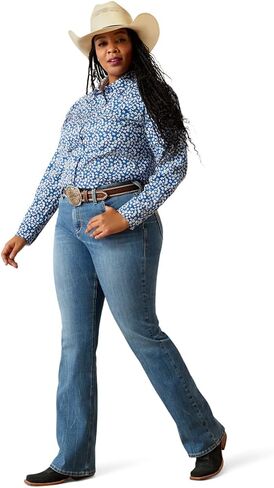 ARIAT Women's Perfect Rise Naz Boot Cut Jeans in Saudi Arabia