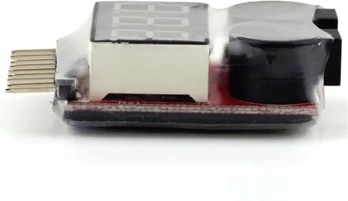 Voltage Display Battery Low Alarm Buzzer XB100 1-8S Meter Tester Lipo Battery Monitor(BX100) in Saudi Arabia