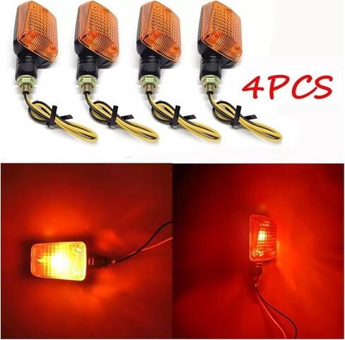 Mini Turn Signals Replacement For Honda CB250 350 400 500 650 900 Shadow 750 For Nighthawk 4PCS in Saudi Arabia