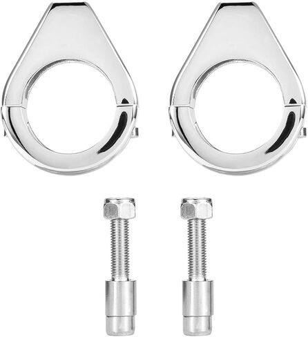 Motorcycle Turn Light Mount Bracket 41mm Fork Clamps, Aluminium Alloy, , Easy to Install (Electrosilvering) in Saudi Arabia