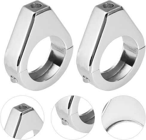 Motorcycle Turn Light Mount Bracket 41mm Fork Clamps, Aluminium Alloy, , Easy to Install (Electrosilvering) in Saudi Arabia