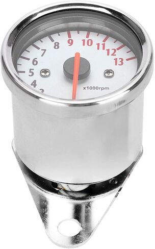 Motorcycle Tachometer 0-13000rpm/min Electronic Tach Meter Gauge LED Display for DC 12V Motorcycle in Saudi Arabia