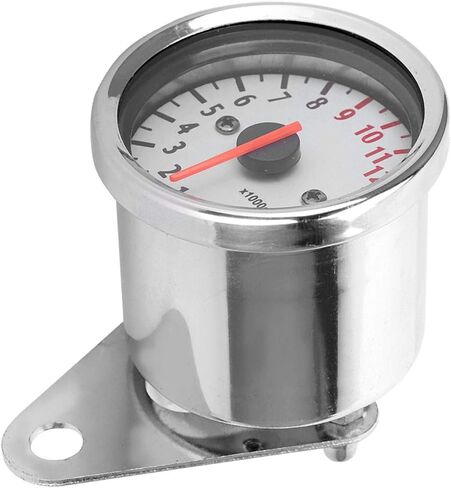 Motorcycle Tachometer 0-13000rpm/min Electronic Tach Meter Gauge LED Display for DC 12V Motorcycle in Saudi Arabia