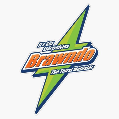 Brawndo ملصق ملصقات للسيارة متعددة الأشكال ملصق حائط من الفينيل‏ 5" in Saudi Arabia